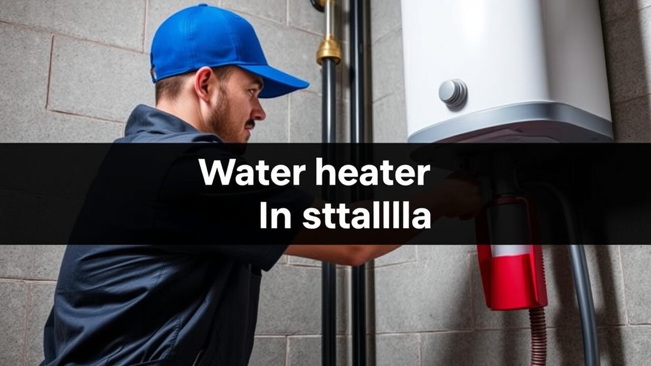 Water heater installation